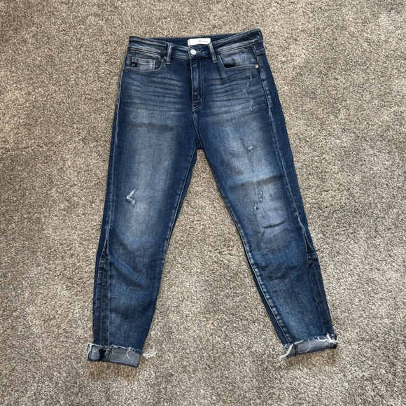 KanCan Denim - KanCan Royce Ankle Jeans Medium Wash Cuffed Ankle Women’s Size 9/28